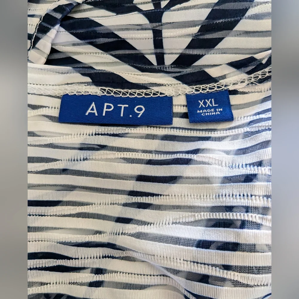 NWT, Portocruz Palm-Leaf, Swim Tunic, Cover-Up, Size XXL - Picture 8 of 13